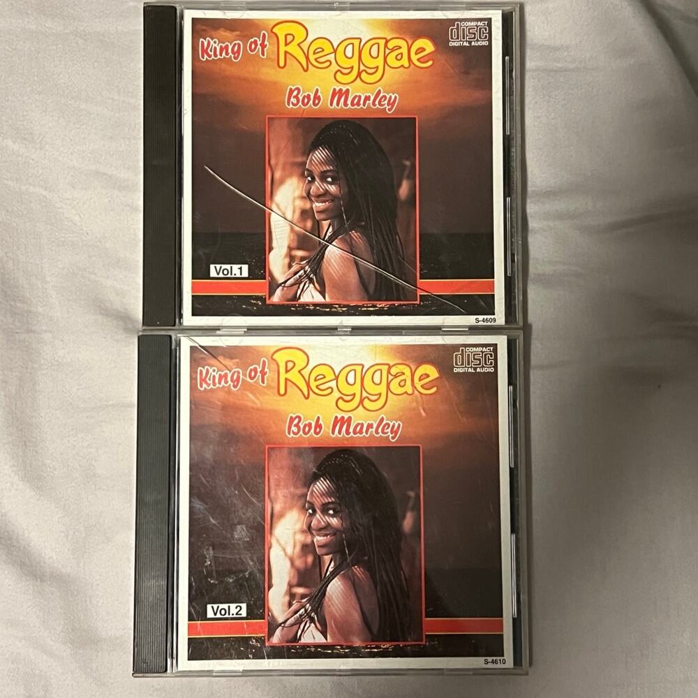 BOB MARLEY--KING OF REGGAE-VOL. 1 & 2 CDs